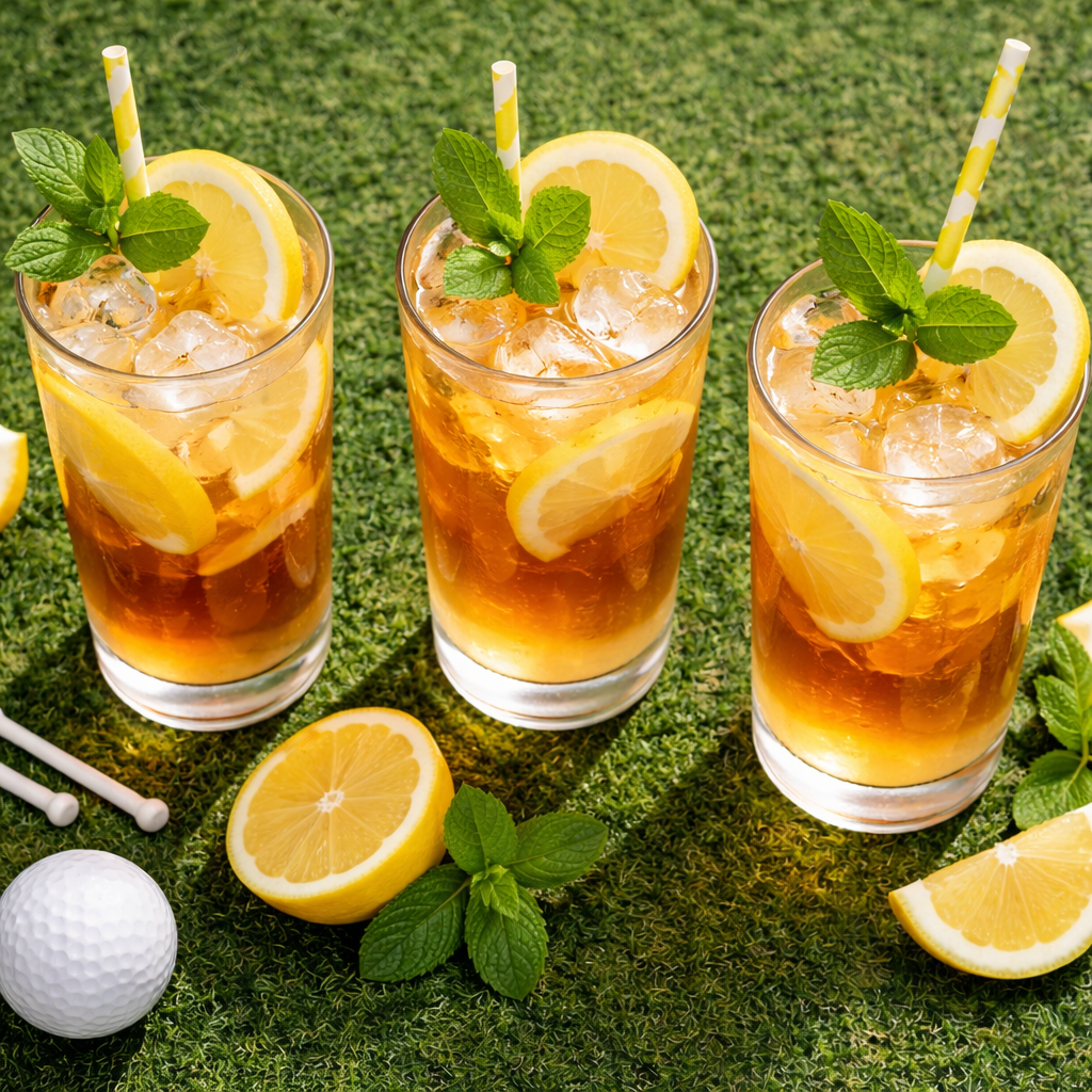 Golf Pros Tennis Hoes party drink recipes Arnold Palmer cocktail