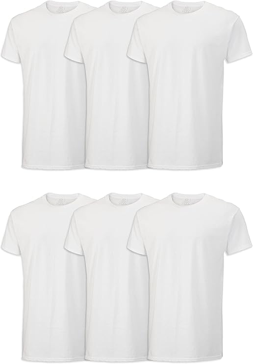 Fruit of the Loom White T-Shirt 6-Pack