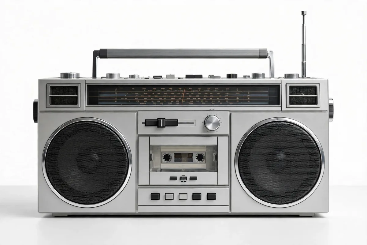 Retro boombox prop Retro boombox prop