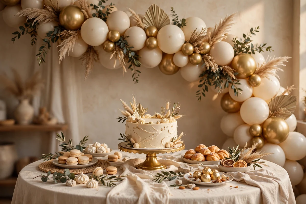 Gold balloon arch kit Gold balloon arch kit