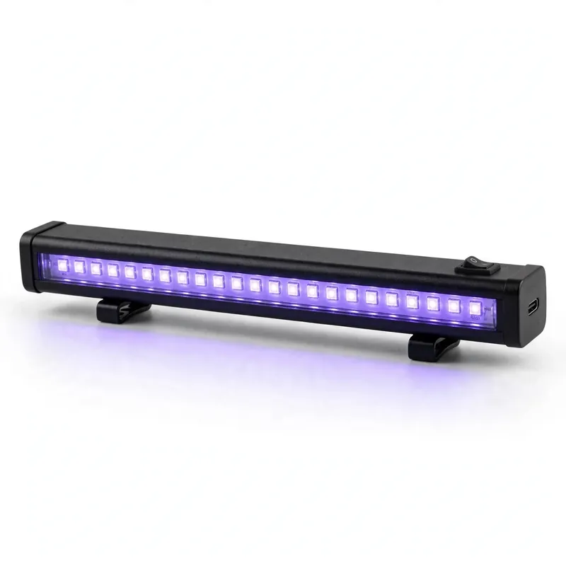 Portable blacklight for rave party Portable blacklight for rave party