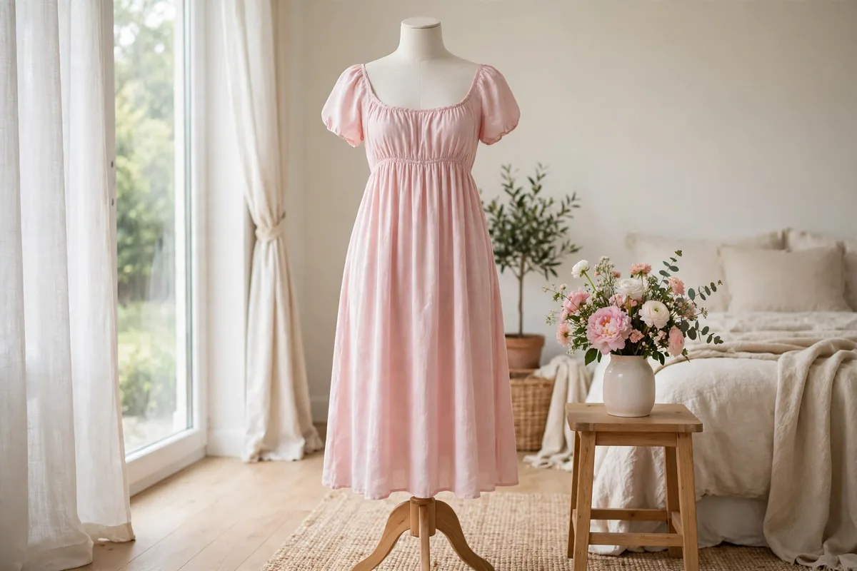 Pastel Empire-Waist Dress Pastel Empire-Waist Dress