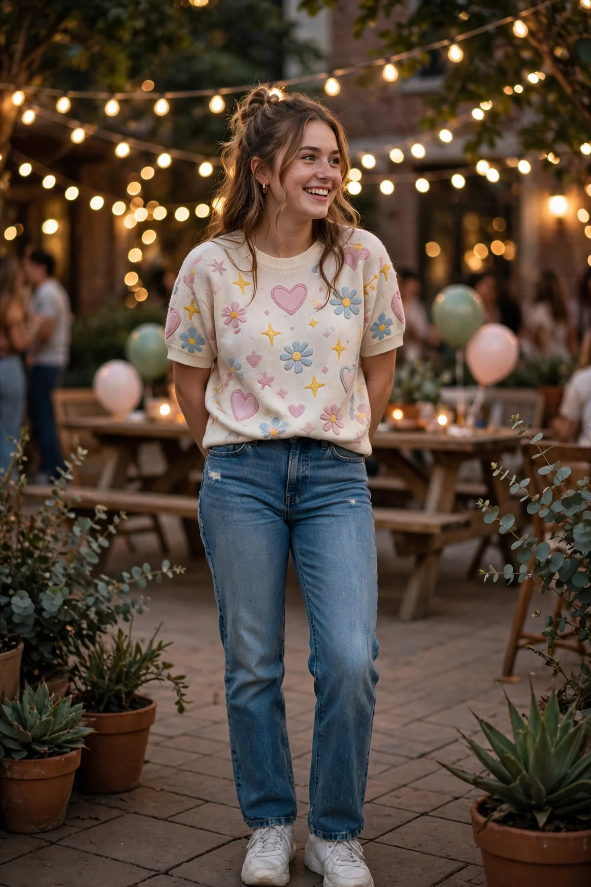 Dressy casual date night outfit