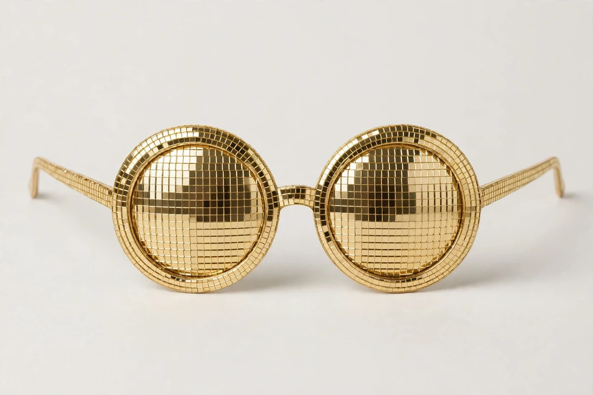 Retro round disco sunglasses Retro round disco sunglasses