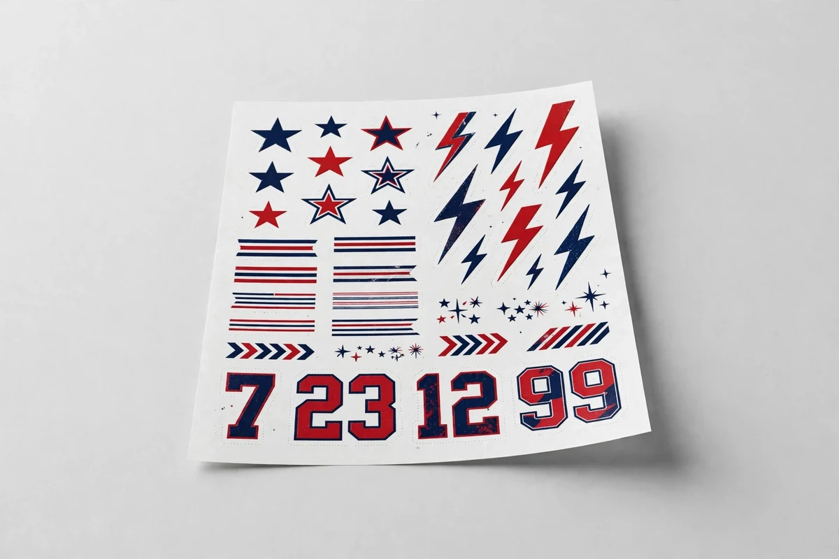 Sports temporary tattoo sheet Sports temporary tattoo sheet