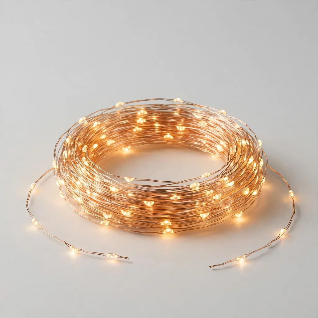 Warm white string lights Warm white string lights