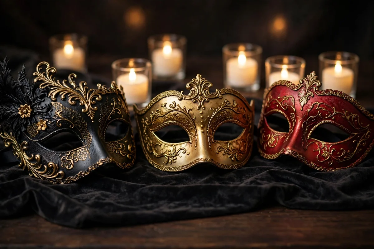 Venetian Masquerade Mask Set Venetian Masquerade Mask Set