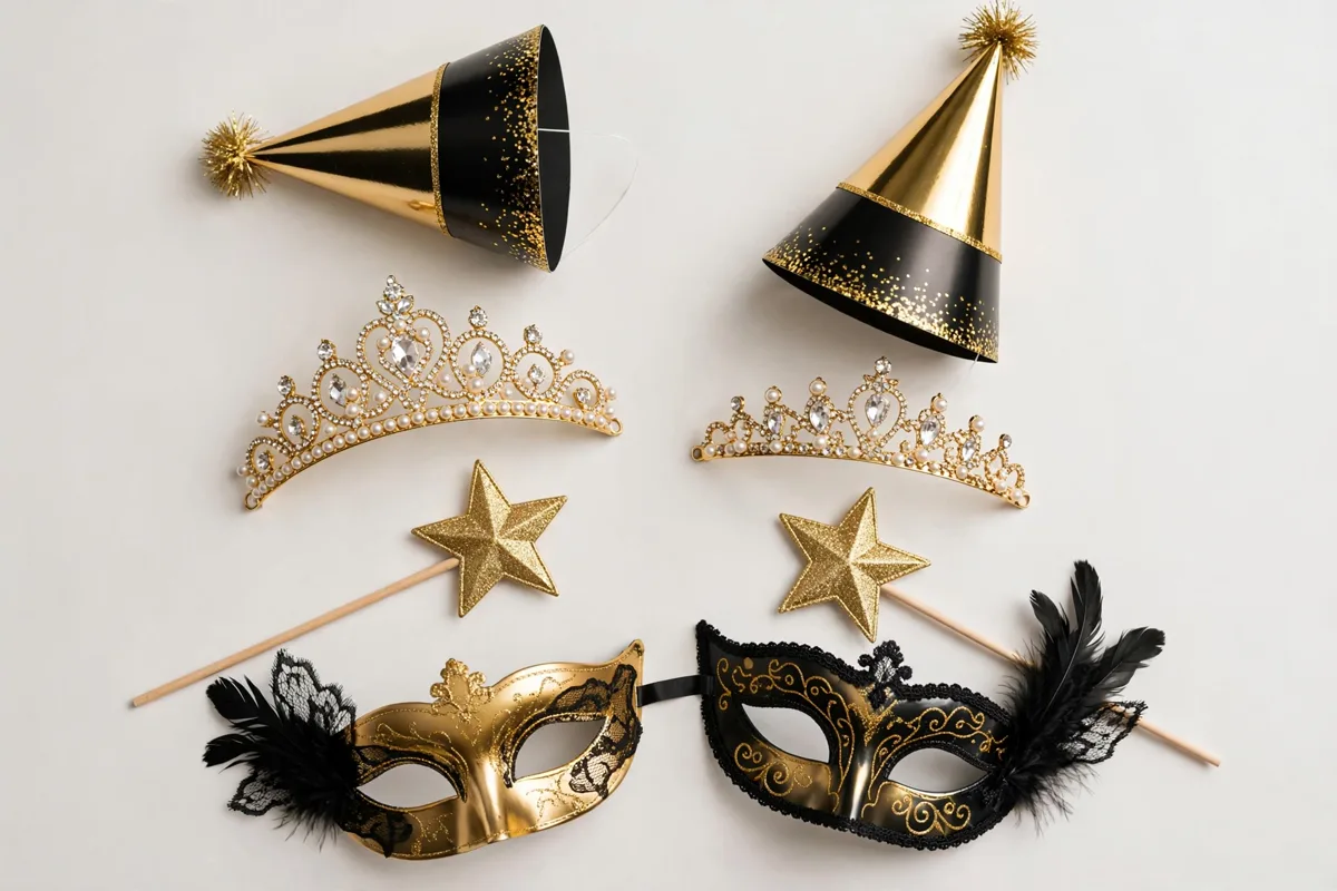NYE Photo Booth Props Kit NYE Photo Booth Props Kit