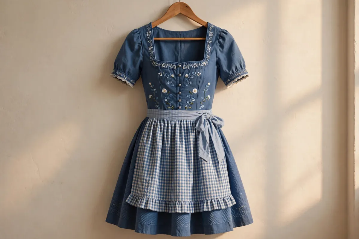 Blue dirndl dress Blue dirndl dress