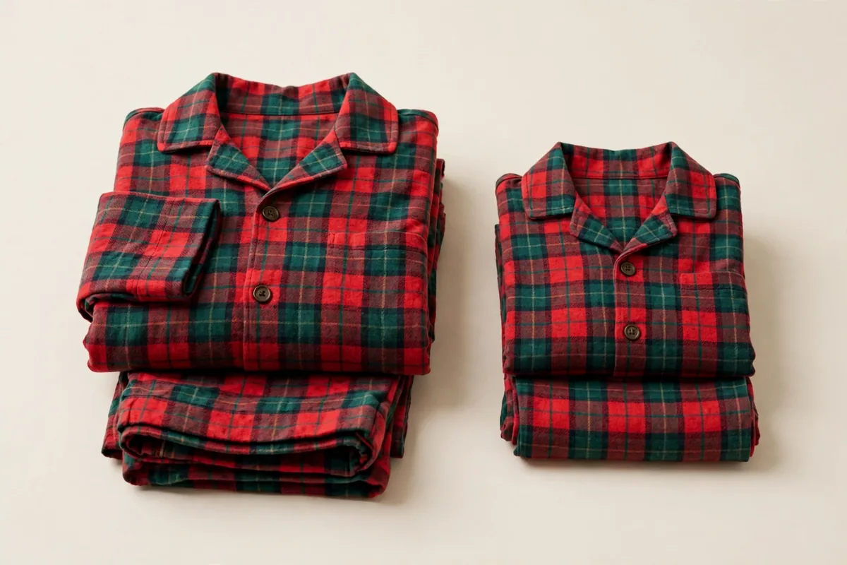 Matching flannel pajama set Matching flannel pajama set