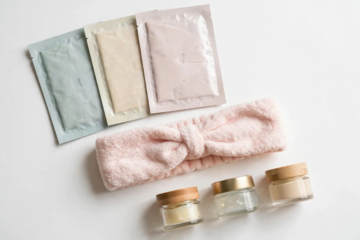 Sheet mask and headband spa kit Sheet mask and headband spa kit