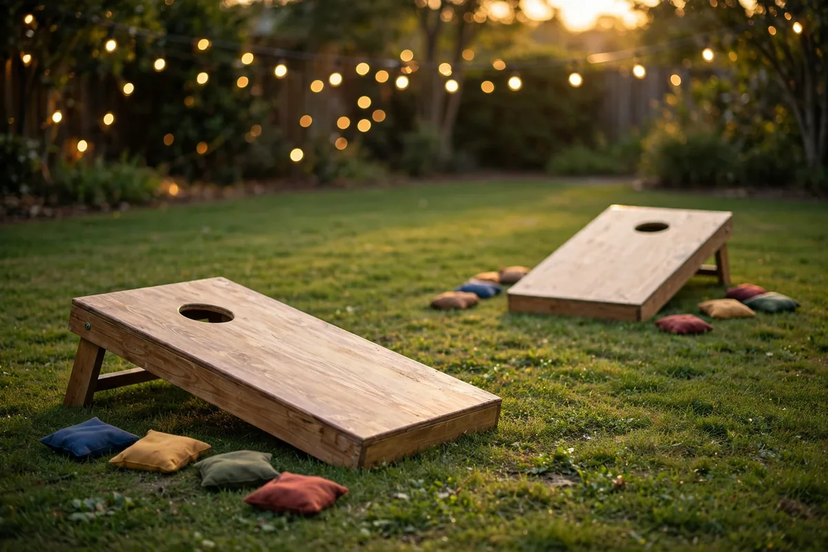 Cornhole yard game set Cornhole yard game set