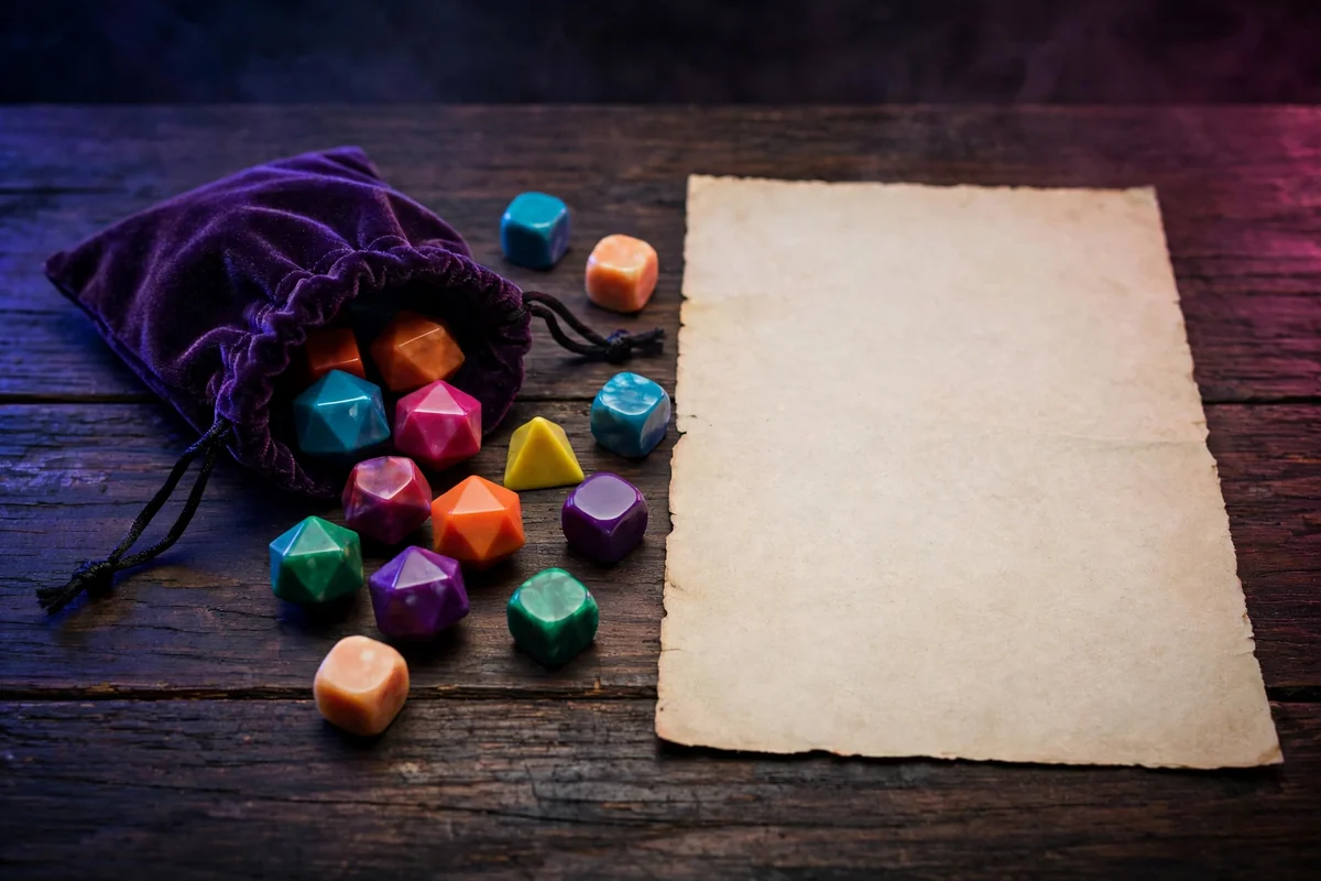 D&D-Style Dice Game Set D&D-Style Dice Game Set