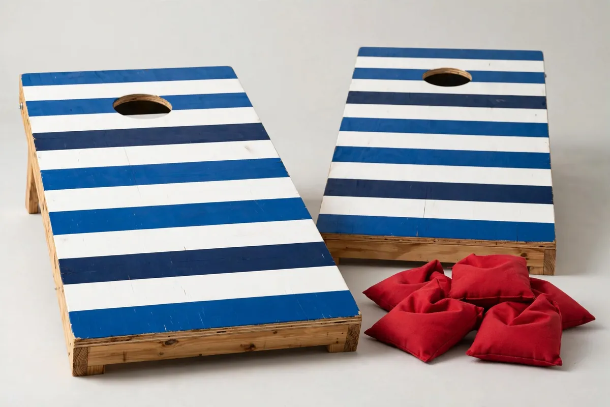 Team-color cornhole set Team-color cornhole set